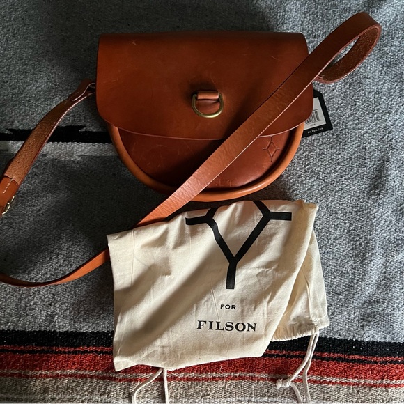 Filson Bags Filson X Ranchlands Crossbody Large Saddlebag Made In